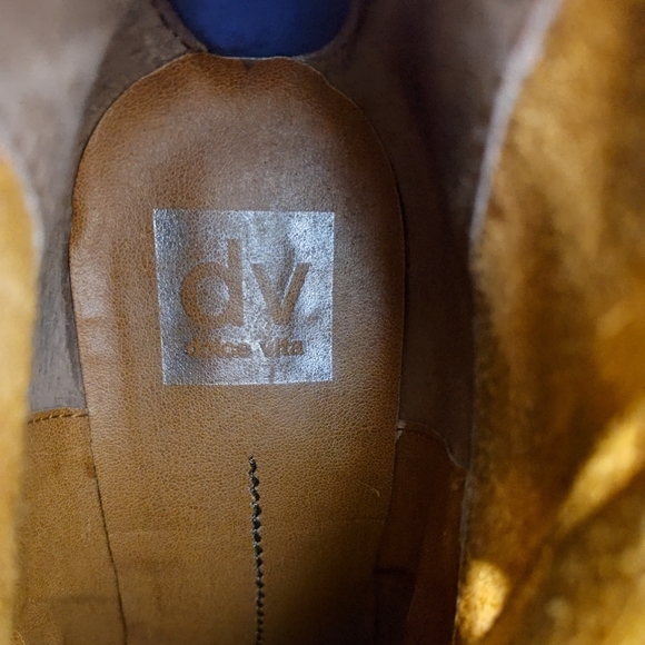 Dolce Vita Brown Leather Booties Ankle Boots Cabin Core - Picture 7 of 8